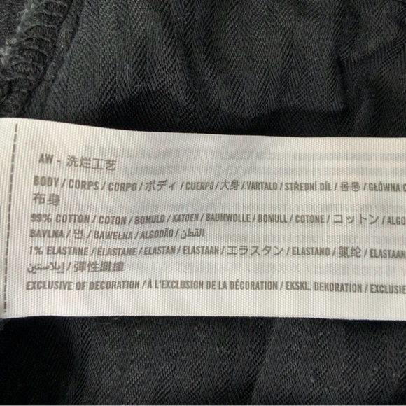 ABERCROMBIE & FITCH Jeans Ankle Straight Ultra High Rise Faded Black Size 27S - Picture 9 of 12